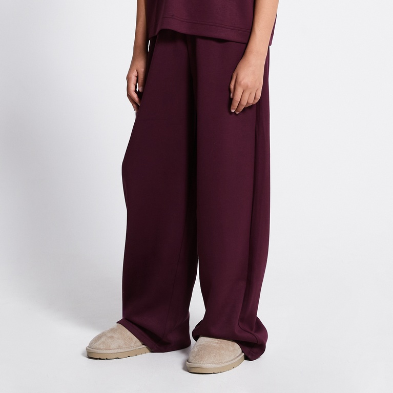 Soft lounge pants "Alma star" Light Burgundy